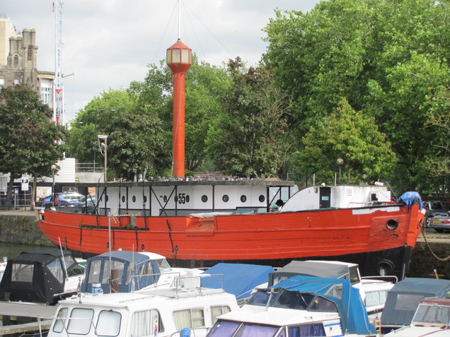 Former Trinity Light Vessel 55, the 'John Sebastian'