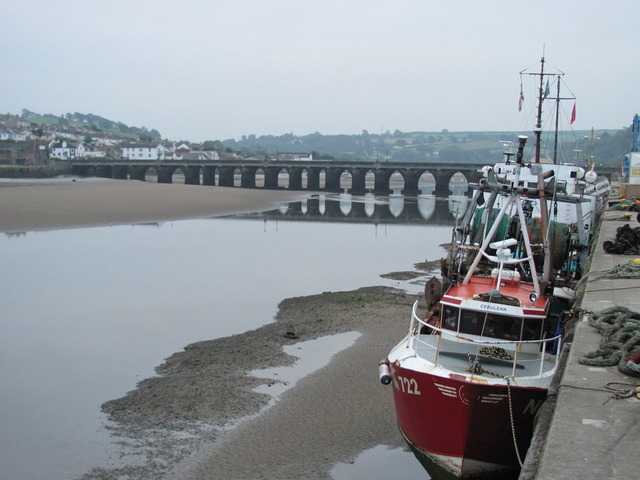 Bideford with the tide out