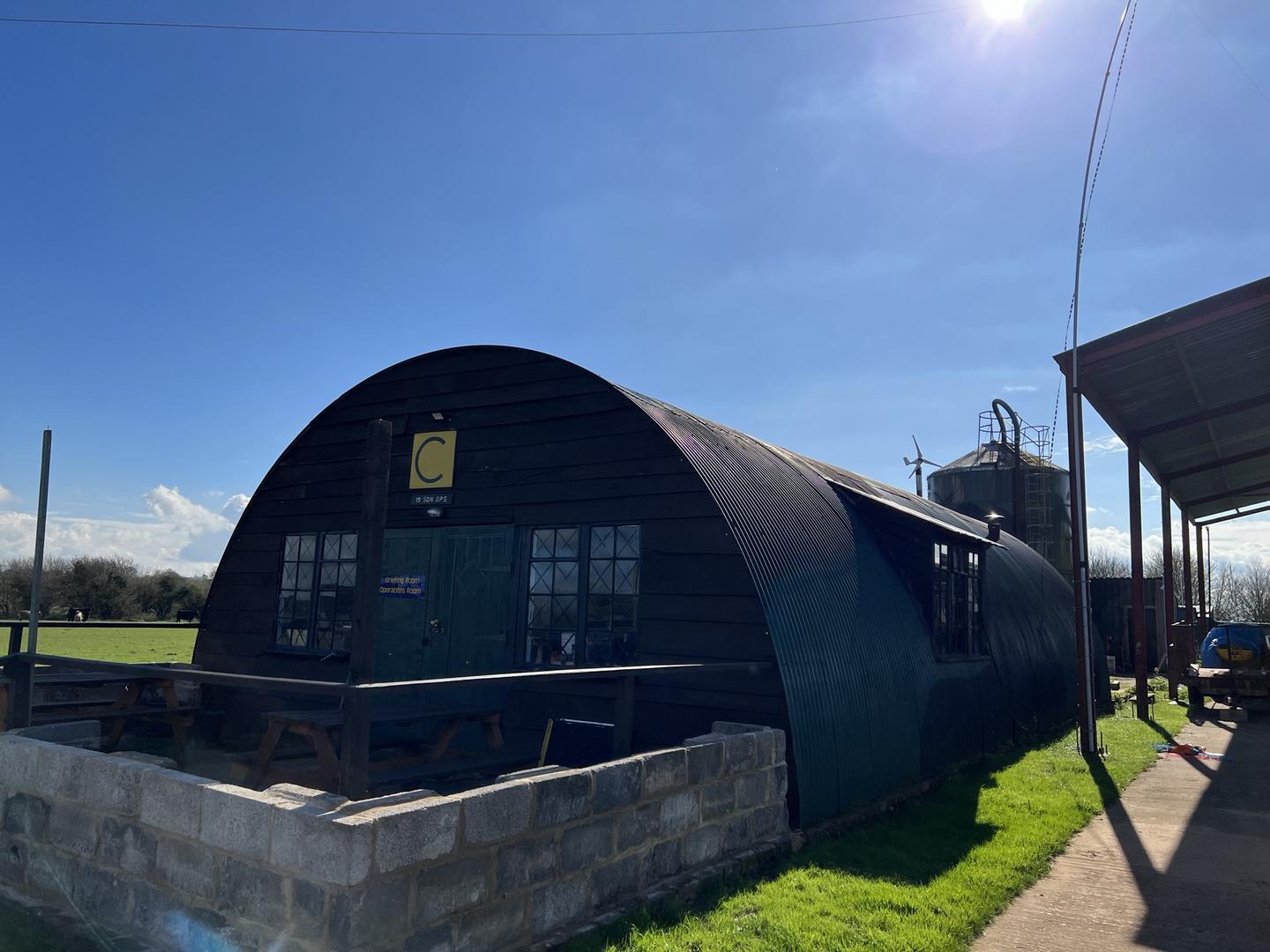 Nissen hut exterior