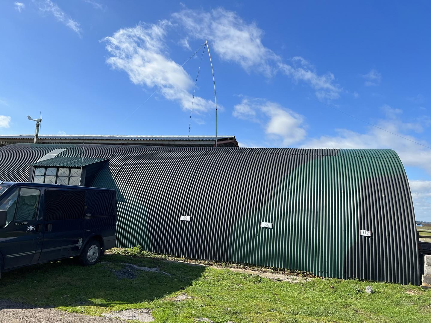 Nissen hut exterior