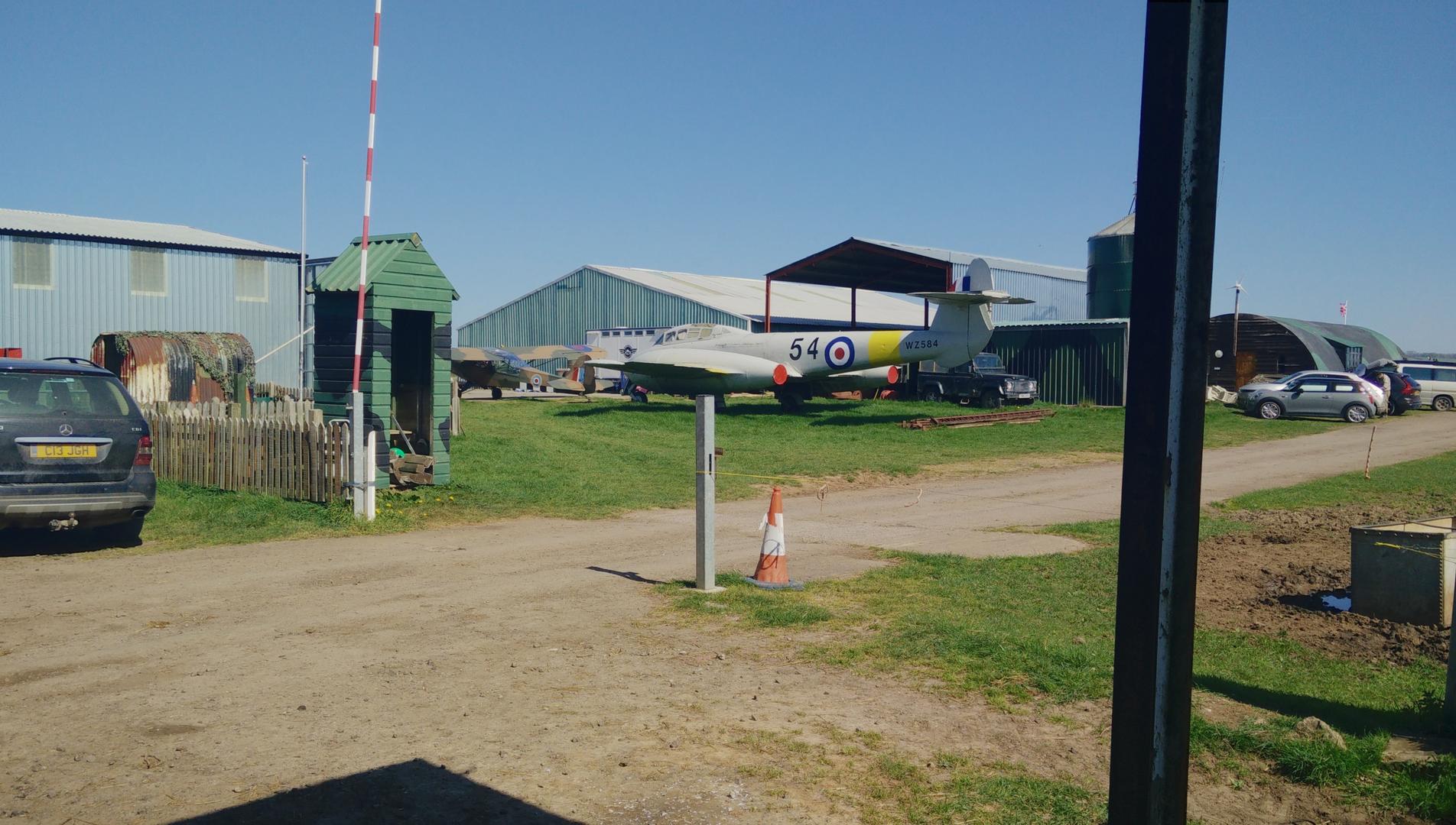 Re-sited Gloster Meteor
