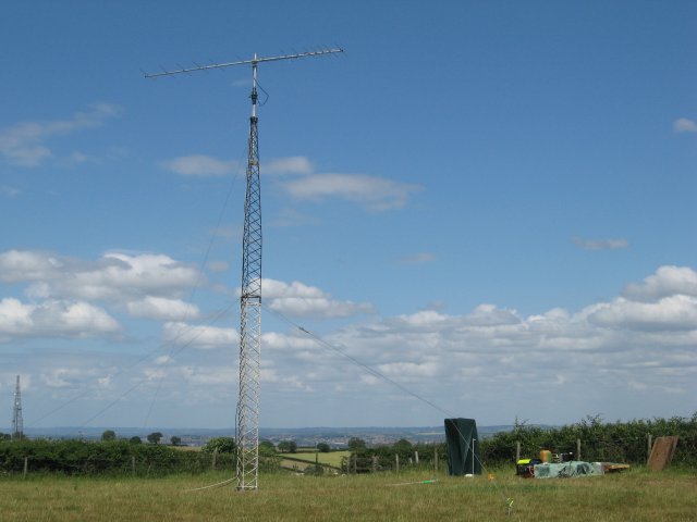 Photograph of 14 Element 2m Yagi at 10m