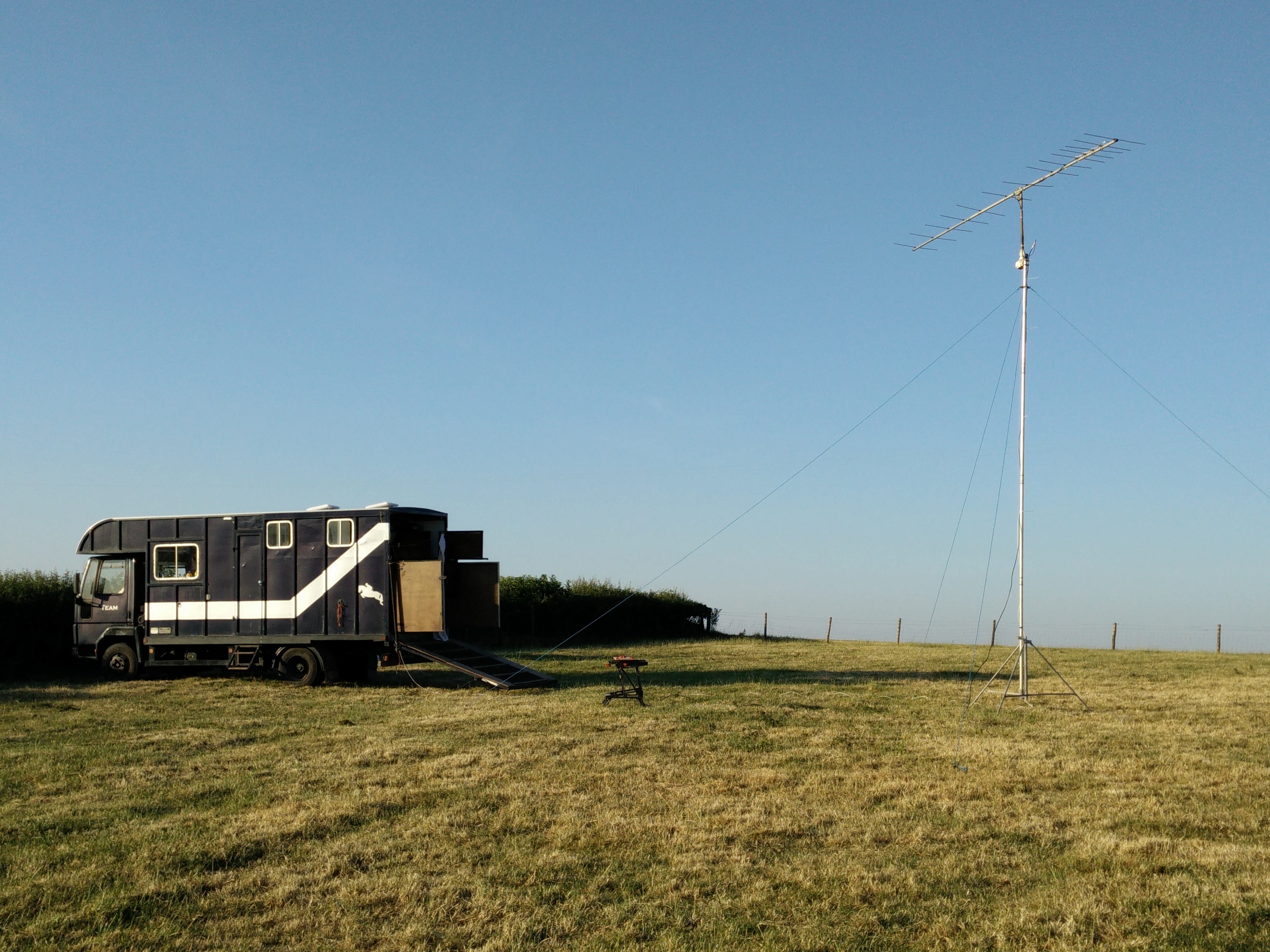 Horsebox and Antenna