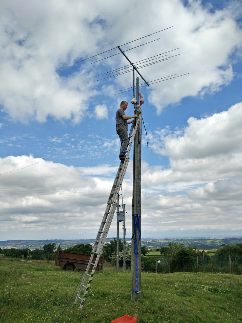 Erecting the 6m/4m Beam