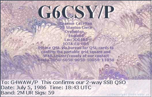 QSL Card