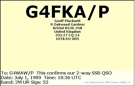 QSL Card