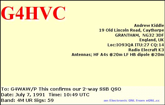 QSL Card