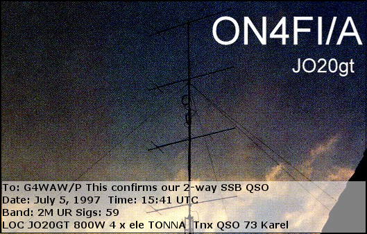 QSL Card