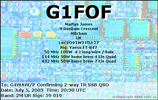 QSL Card