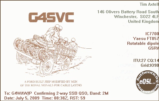 QSL Card