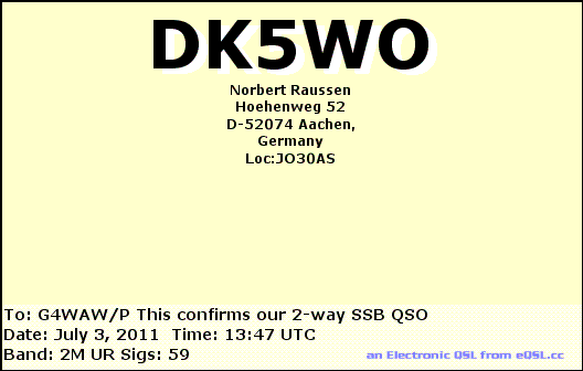 QSL Card