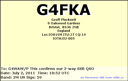 QSL Card