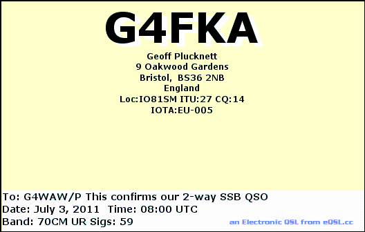 QSL Card