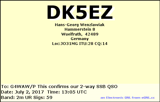 QSL Card