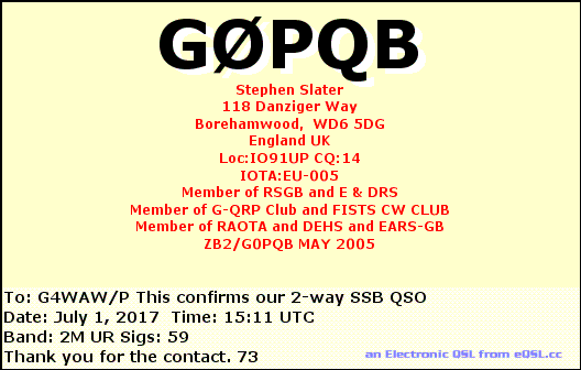 QSL Card