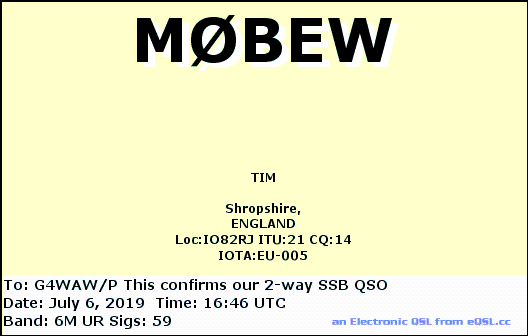 QSL Card