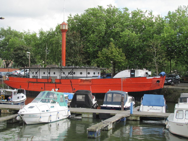 Former Trinity Light Vessel 55, the 'John Sebastian'