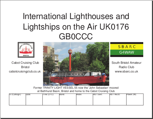 Lighthouses QSL Card
