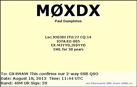 QSL Card