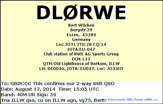 QSL Card