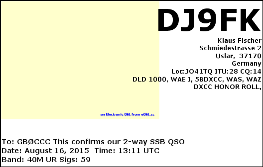 QSL Card