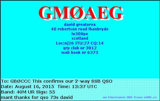 QSL Card