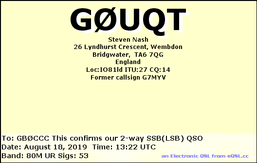 QSL Card