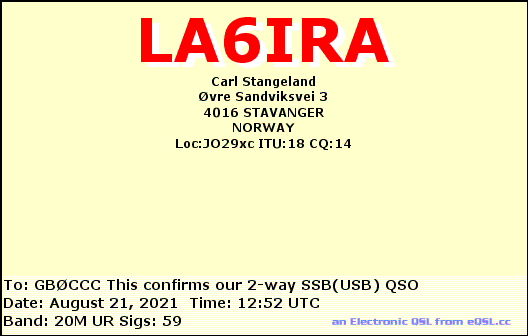 QSL Card