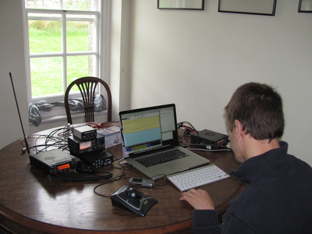 Steve G0UQT Operating PSK31