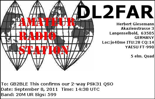 QSL Card