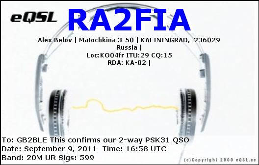 QSL Card