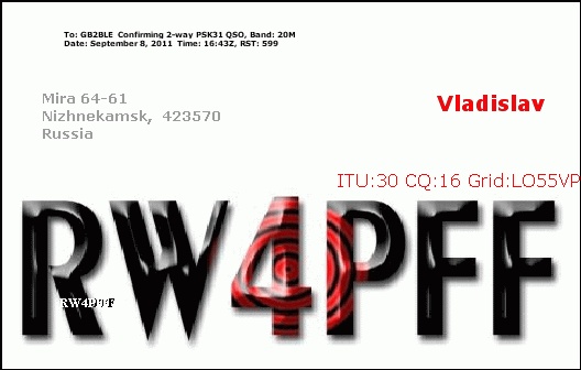 QSL Card