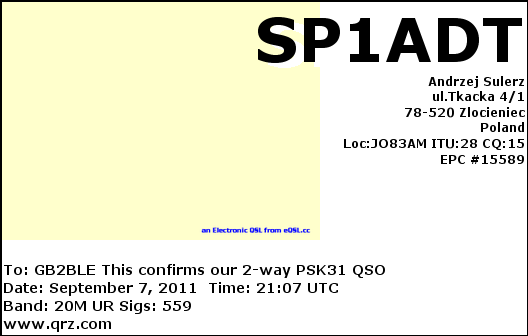 QSL Card