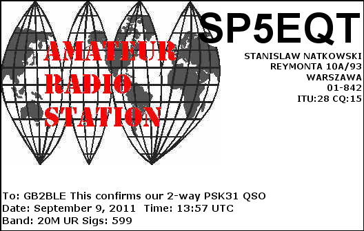 QSL Card