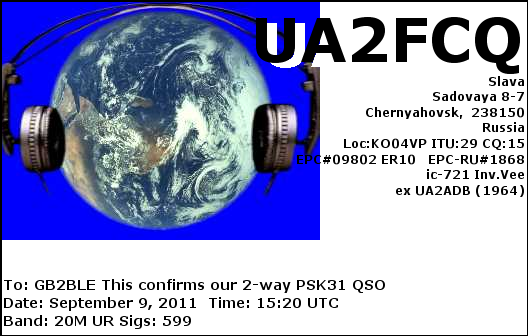 QSL Card