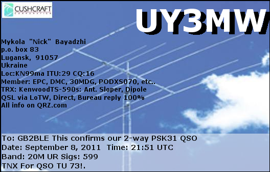 QSL Card