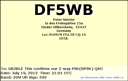 QSL Card