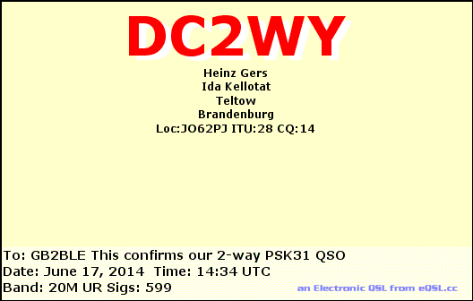 QSL Card