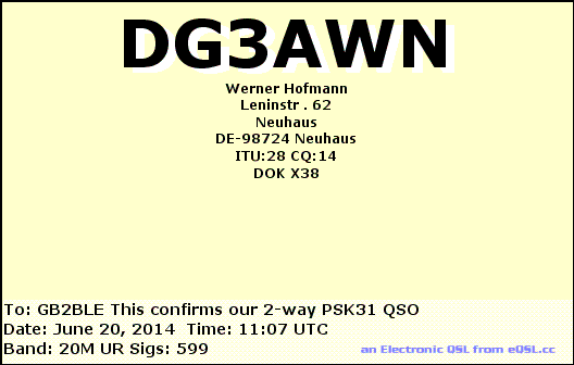 QSL Card