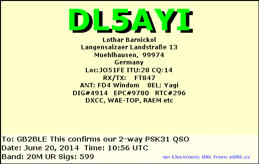 QSL Card