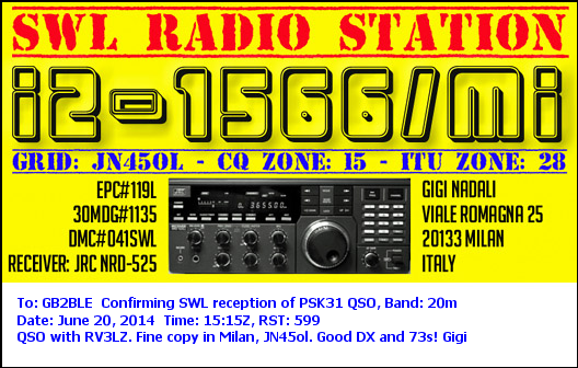 QSL Card