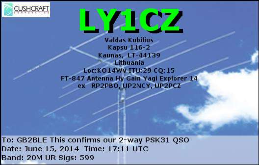 QSL Card