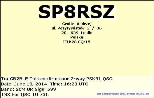 QSL Card