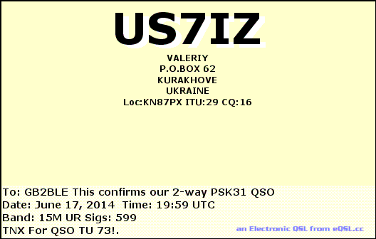 QSL Card