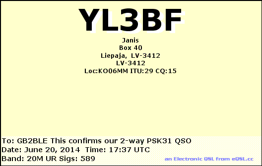 QSL Card