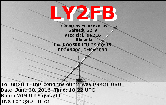 QSL Card