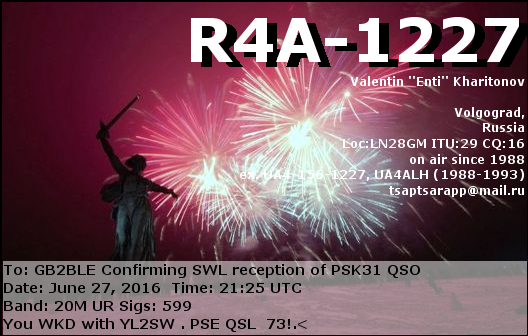 QSL Card