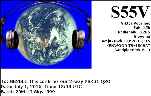 QSL Card