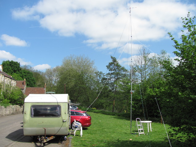 The shack and antenna