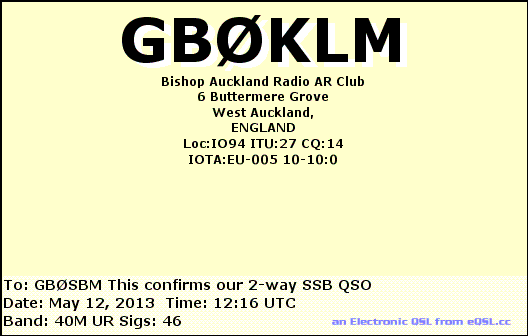 QSL Card